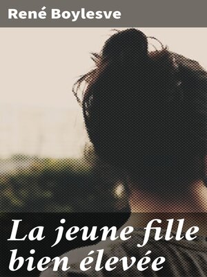 cover image of La jeune fille bien élevée